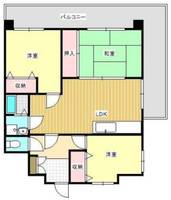 シャルムII701号の間取り