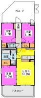 物件の間取り画像