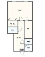 サンマリノ草野A106号の間取り