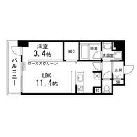 ルキシア大町西公園0906の間取り