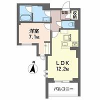 Alflat梅田町の間取り
