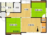 岡山県笠岡市入江(一戸建)の賃貸物件1の間取り