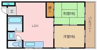 新光永住305の間取り