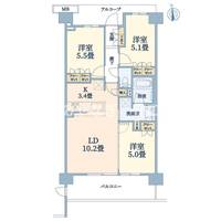 物件の間取り画像