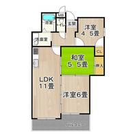 ブランドールMⅢ205の間取り