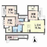 シャーメゾン アムソンの間取り