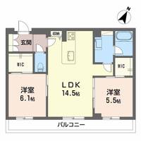 シャーメゾン ブロートの間取り