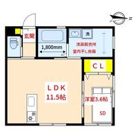 物件の間取り画像