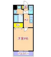 ラフィーネみろく103の間取り