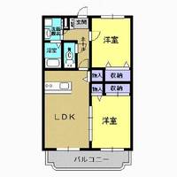 ユーミースカイハイツ302の間取り