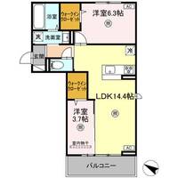 パーチェ御幸の間取り