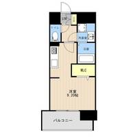 LIBTH新水前寺204の間取り