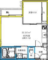 物件の間取り画像