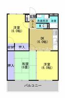 サンハイツ東A棟の間取り