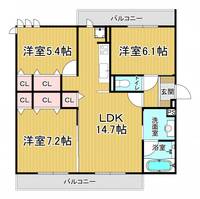 物件の間取り画像