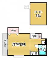 「シンフィールドハイツ」201の間取り