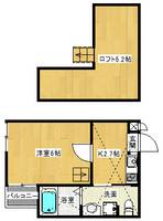 「KYOTO HOUSE羅城門」102の間取り
