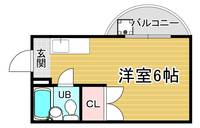 「ジュネス21」301の間取り