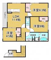 物件の間取り画像