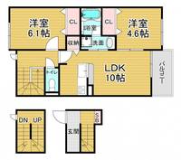 「仮)八条源町プロジェクト」302の間取り