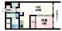 セレニテ新大阪カルムの間取り