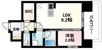 大阪府大阪市淀川区東三国5丁目(マンション)の賃貸物件の間取り