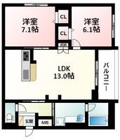 物件の間取り画像