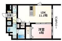プレサンス新大阪ヴィガの間取り