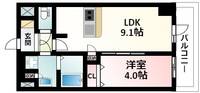 Dimus新大阪の間取り