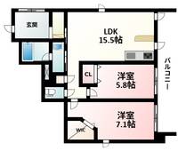 物件の間取り画像