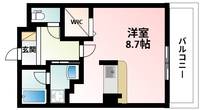 ラトゥール江坂の間取り
