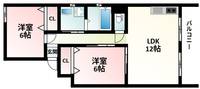 第1マンション寺直の間取り
