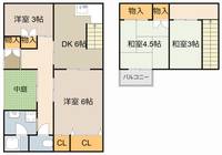 大阪府寝屋川市秦町(一戸建)の賃貸物件Zの間取り