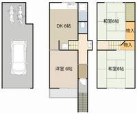 大阪府寝屋川市高柳7丁目(一戸建)の賃貸物件Zの間取り