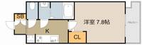 プレサンスNEO大和田STATIONベゼルの間取り