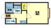 ハイツゆり201の間取り