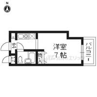 Gloire烏丸五条1107の間取り