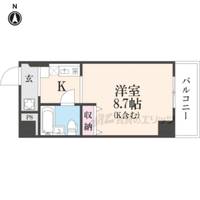 Gloire烏丸五条905の間取り