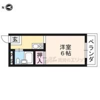 メゾン紫野304の間取り