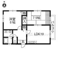 シャンブルド久方の間取り