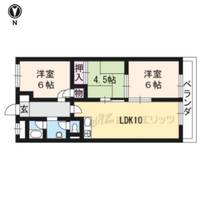 メロディーハイム長岡京301の間取り