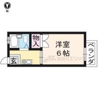 メイプルハイツ203の間取り