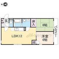 アズール中川の間取り