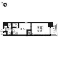 エスリード京都河原町第3904の間取り