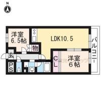 フラワー2番館241の間取り