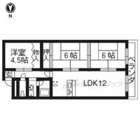 第5コーポきたむら203の間取り