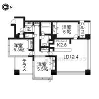 物件の間取り画像