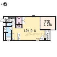 ヴィラスタジオーネ御所南304の間取り