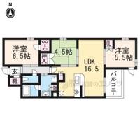 プレージア京都聖護院ノ邸203の間取り