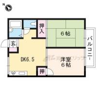 タナカハイツ102の間取り
